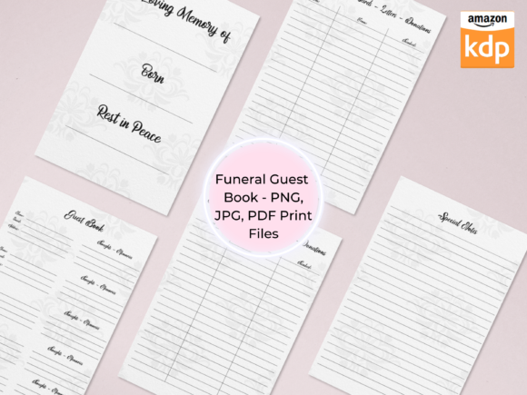 A Guide to Funeral Guest Book Interior for Memory Preservation