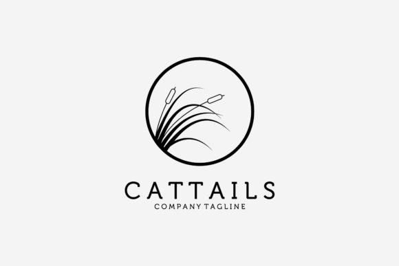 Capturing a Vintage Mood with Cattails Reeds Creek River Logo