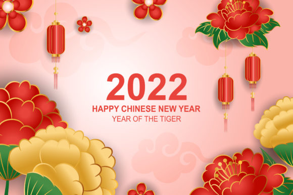 Celebrate Chinese New Year with Vibrant Red and Gold Designs