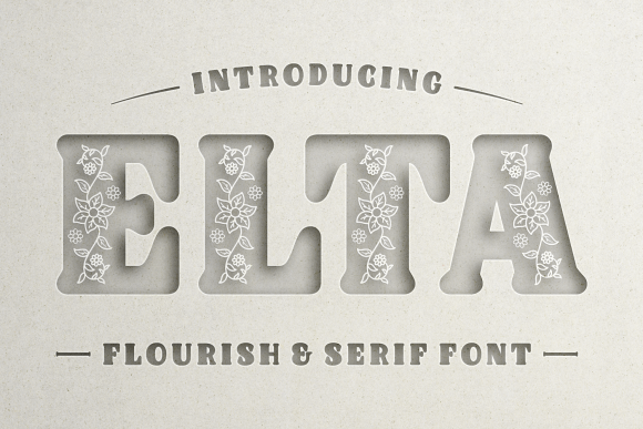 Elta: Adding Depth and Beauty with a Chunky Serif Font Duo