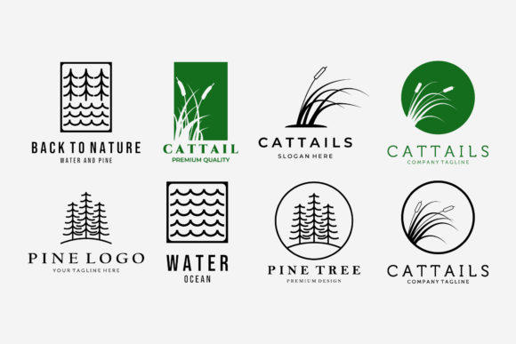 Set Bundle Cattails Reeds Creek Pine Art: A Creative Toolkit