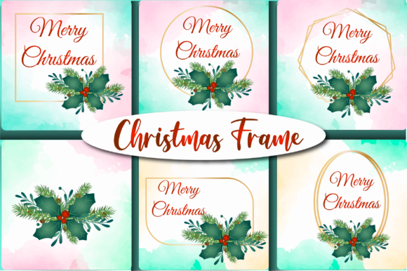 The Christmas Flower Frame Collection: A Festive Foundation for Your Holiday Memories