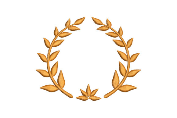 The Laurel Wreath Embroidery Design: An Elegant Accent for Your Creative Projects