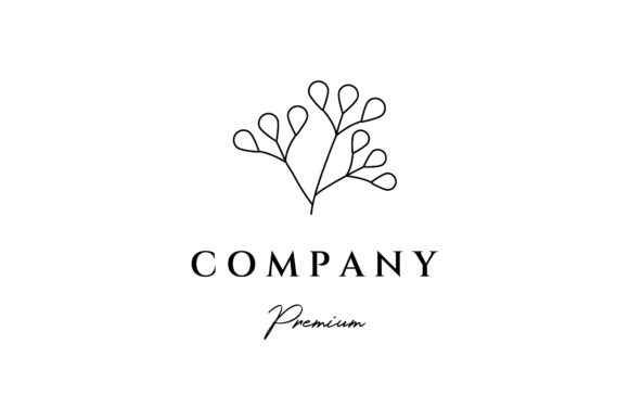 The Strategic Power of a Flower Line Art Icon Logo
