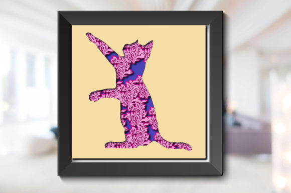 The Utility and Design of the Floral Cat Layered Cut File